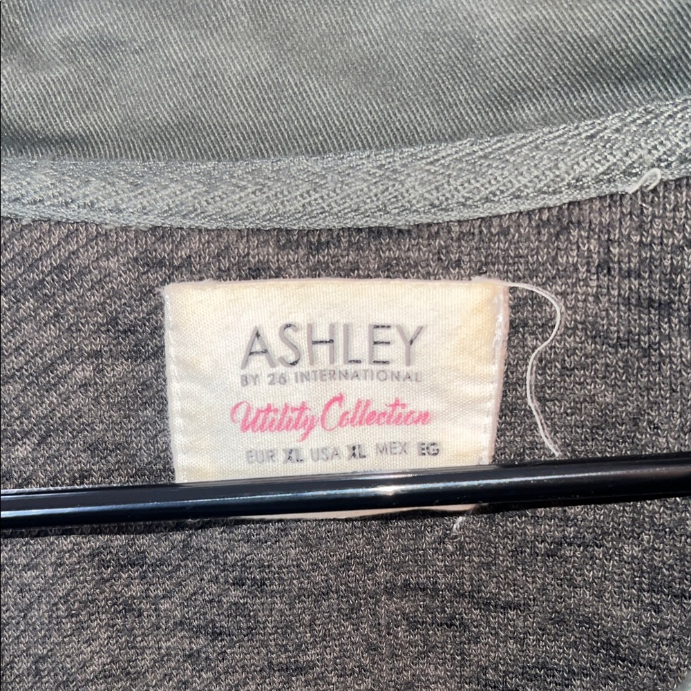 Ashley By 26 International Dark Green Utility Jacket - Picture 3 of 6